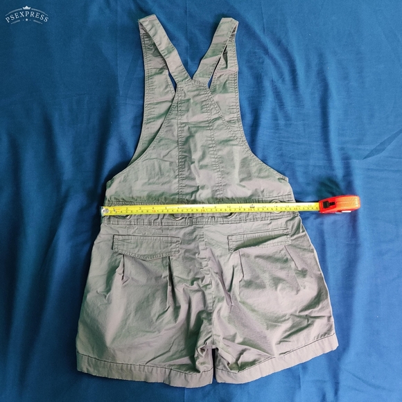 S. Deer Gray Regal Suit Tux Pleated Shorts Romper Jumpsuit - Picture 6 of 8